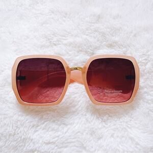 Layla Pink Sleek Square Sunglasses